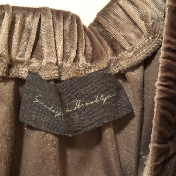 Anthropologie Velvet Off the Shoulder - Picture 3 of 4